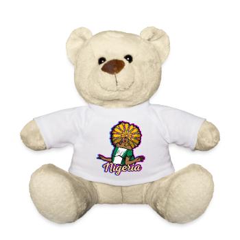 Nigeria Nigerian Africa Flag Pride I Gift - Teddy Bear - white - Front