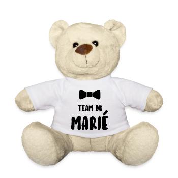 Team du marié - Nounours - blanc - Devant