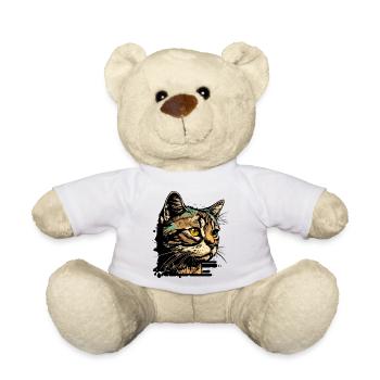 Mimi le chat - Nounours - blanc - Devant
