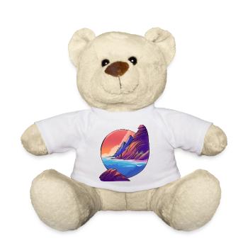 Sonnenaufgang Meer Insel Urlaub - Teddy - Weiß - Vorne