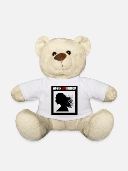 Women life freedom - Nounours - blanc