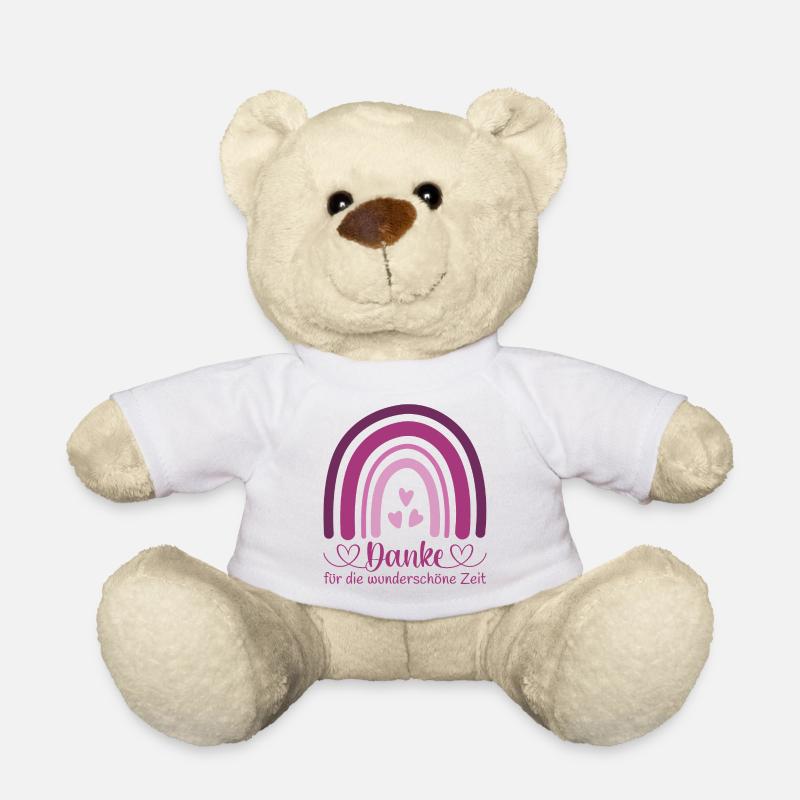 Danke für die wunderschöne Zeit - Teddy - Weiß