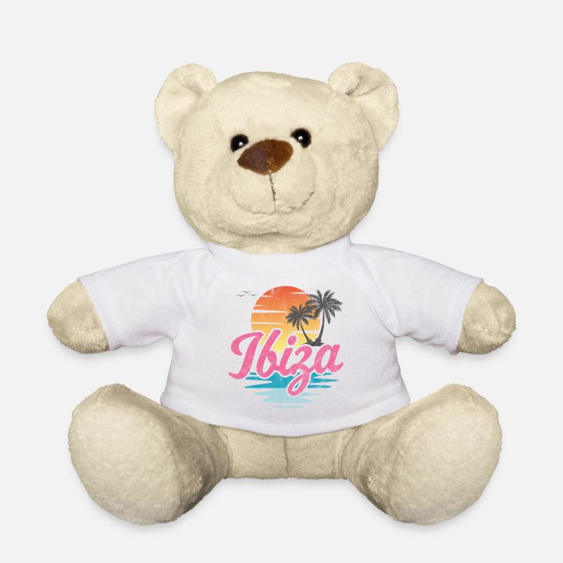 Strand von Ibiza - Teddy - Weiß
