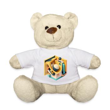 3D - Teddy - Weiß - Vorne