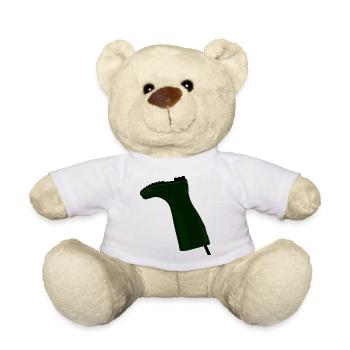 Rubber boots as a silent protest - Teddy Bear - white - Front