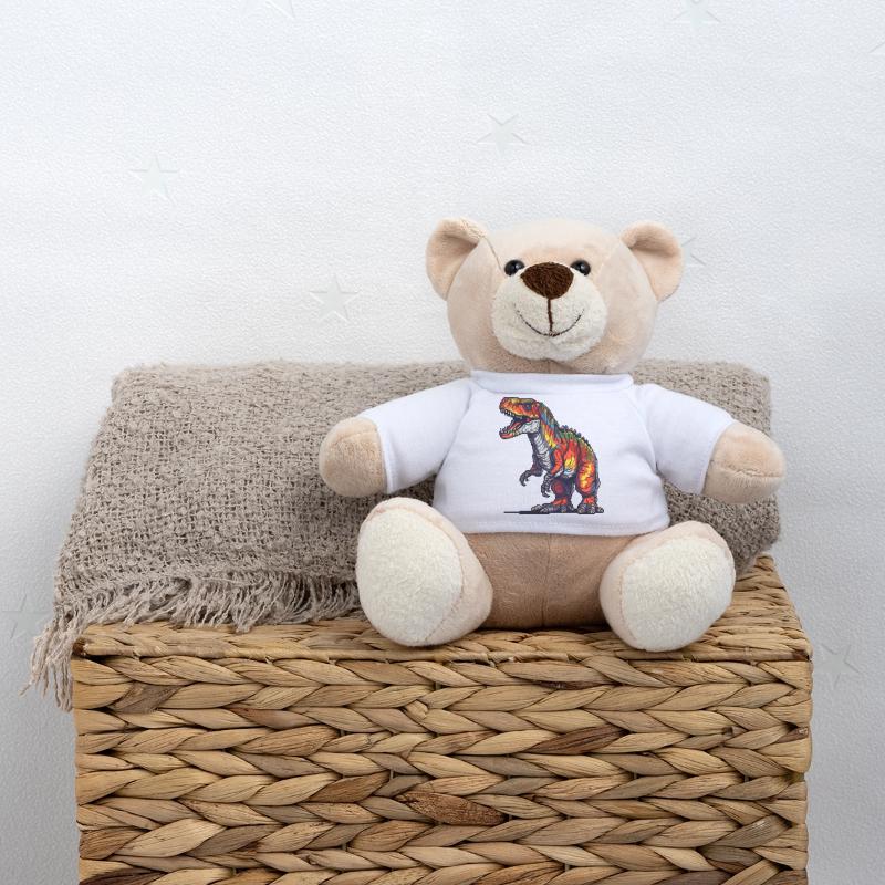 Dino in Retro Pixel Grafik 8-Bit oder 16-Bit Teddy