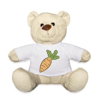 Carotte sucrée - Nounours - blanc - Devant