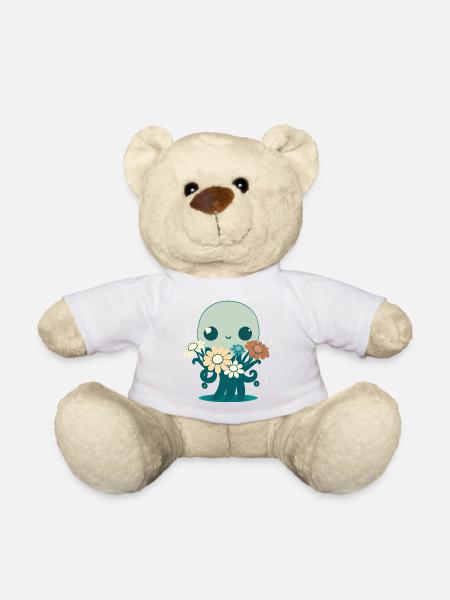 Liebevolle Tentakel 1 - Teddy - Weiß