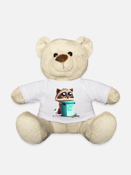 Müll Panda - Teddy - Weiß