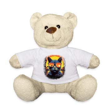 Avocados Statement Big Cat Animal Love - Teddy Bear - white - Front