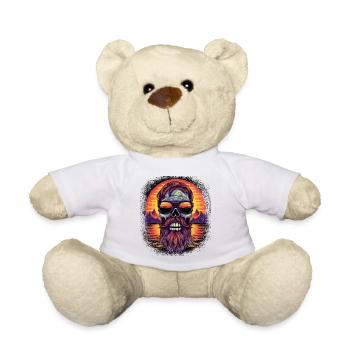 Respect The Beard Art Playoff Beard Bearded Collie - Teddy Bear - white - Front