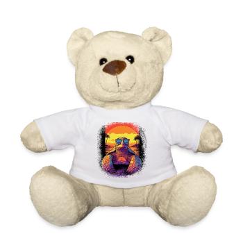 birthday funny quote funny sayings gift idea jokes - Teddy - Weiß - Vorne