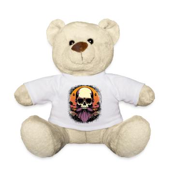 Ne pas se raser barbe drôle respecter la barbe - Nounours - blanc - Devant
