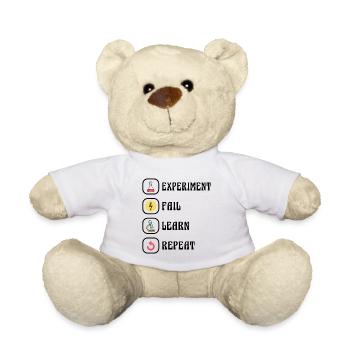 Science, Physique, Chimie, Expérience - Nounours - blanc - Devant