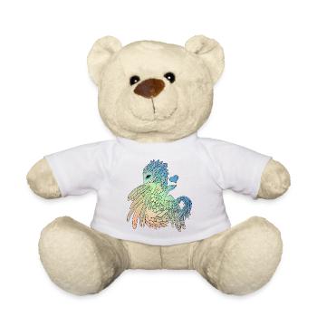 Mystischer Drache - Teddy - Weiß - Vorne