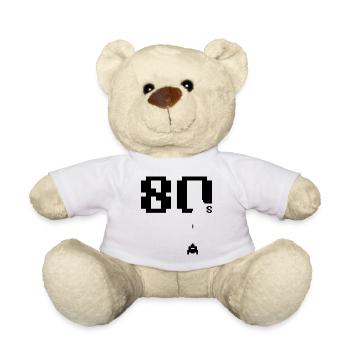 80's - Teddy Bear - white - Front