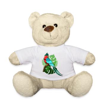 Guatemala drapeau guatémaltèque ADN I cadeau - Nounours - blanc - Devant