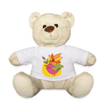 Vogel - Teddy - Weiß - Vorne