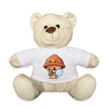 Mystère des champignons - Nounours - blanc - Devant