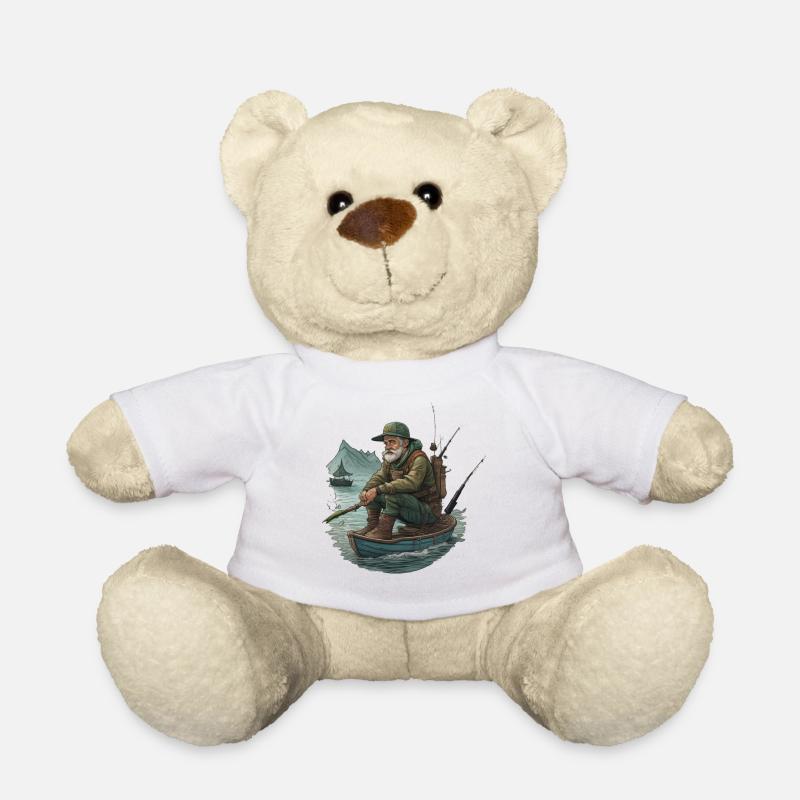 Angler - Teddy Bear - white