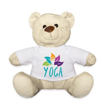 Vibrant Lotus Yoga Embrace - Teddy - Weiß - Vorne