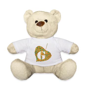 Feuille E 95 g - Nounours - blanc - Devant