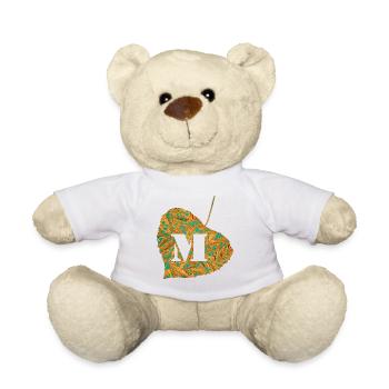Feuille E 95 m - Nounours - blanc - Devant