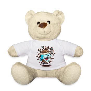 Elevate Your Espresso - Teddy Bear - white - Front