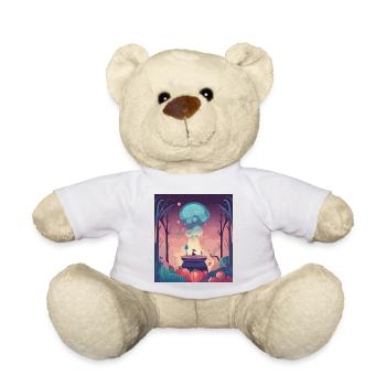 Sunset/explosion - Teddy Bear - white - Front
