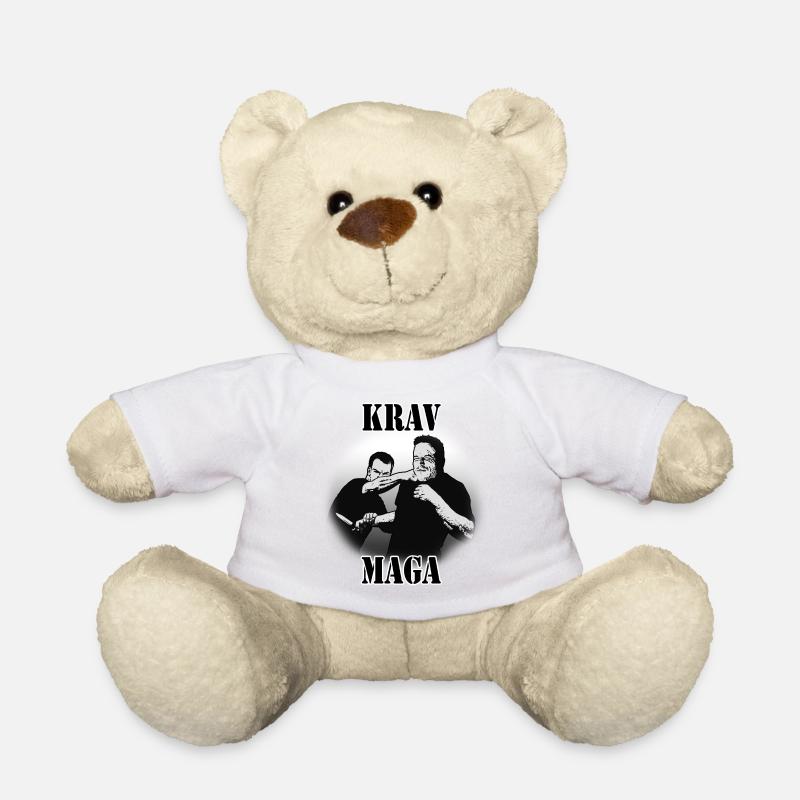 Krav Maga Messerverteidigung - Teddy - Weiß