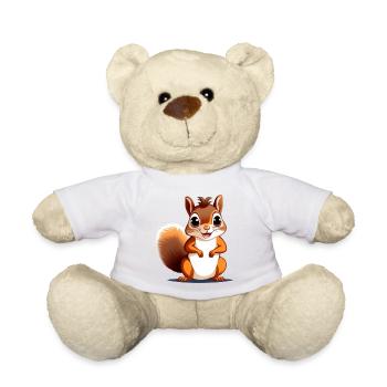 Eichhörnchen - Teddy - Weiß - Vorne