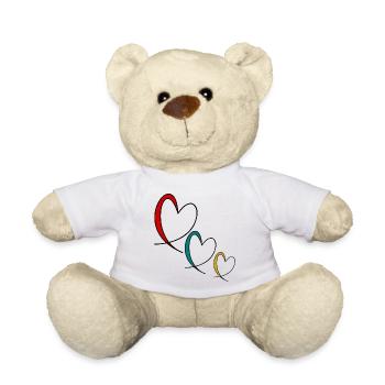 CHRISTMAS. YEAR. ANNIVERSARY. RETIREMENT. DAD. MAMAM. - Teddy Bear - white - Front