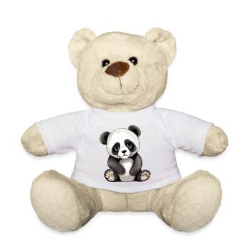Filo le bébé panda - Nounours - blanc - Devant