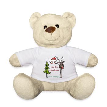 Cher Bon Père Noël, Cadeaux - Nounours - blanc - Devant