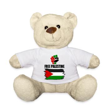 Free palestine - Teddy Bear - white - Front