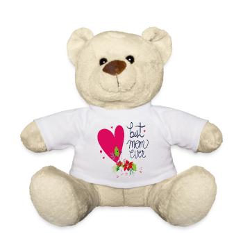 Meilleure maman de tous les temps - Nounours - blanc - Devant