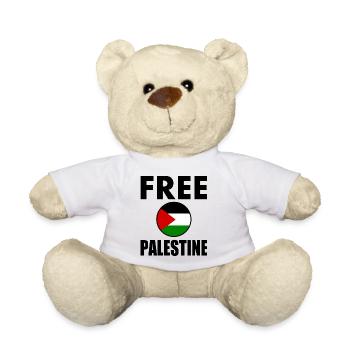 Free palestine - Teddy - Weiß - Vorne