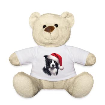 Border Collie Geschenke - Teddy - Weiß - Vorne
