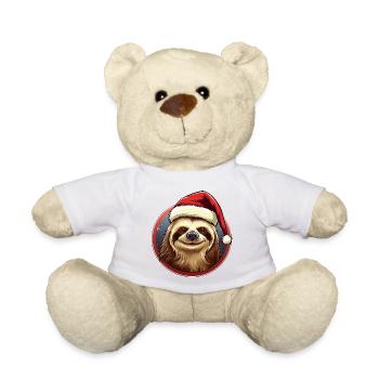 Noël paresseux - Nounours - blanc - Devant