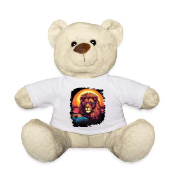 Lion chien église dictons coupe Meme Design génial - Nounours - blanc - Devant