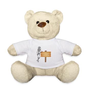 Je cherchais un gars normal. Ça n’a pas marché... - Nounours - blanc - Devant
