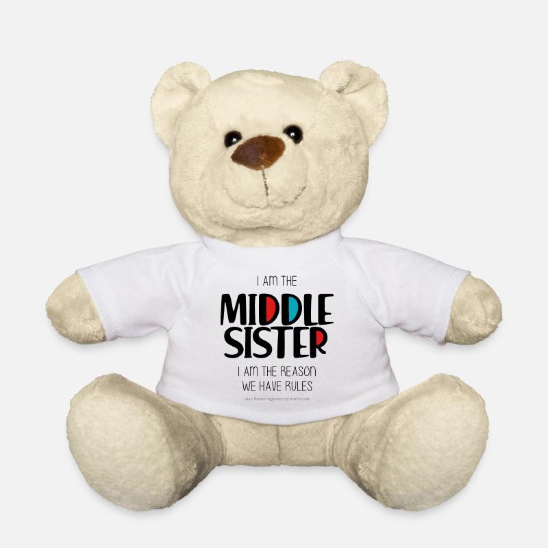 Mittlere Schwester - Teddy - Weiß