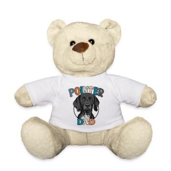German Shorthaired Pointer Dad Hunde Hund Wilsigns - Teddy - Weiß - Vorne
