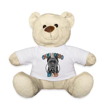 Cane Corso Dad Dogs Dog Father's Day Wilsigns - Teddy Bear - white - Front