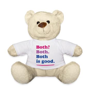 LGBTQ-Pride-Monat - Bisexuelle Pride - Teddy - Weiß - Vorne