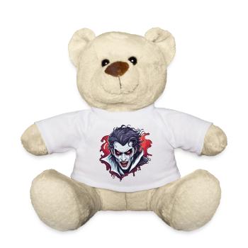 Vampir / Dracula / Blutsauger / Halloween / Mythos - Teddy - Weiß - Vorne