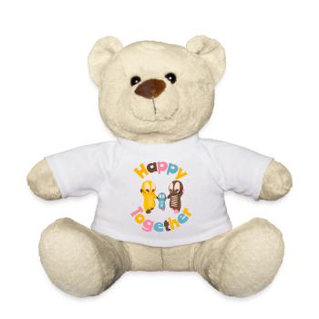 Niedliche Kawaiifiguren - Teddy - Weiß - Vorne