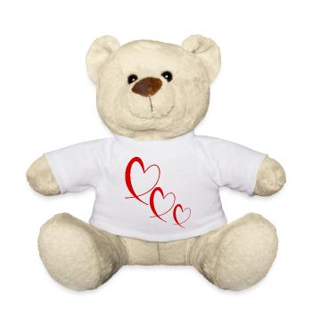 VALENTINSTAG. Junggesellinnenabschied. ICH LIEBE DICH. ICH LIEBE DICH. LIEBE - Teddy - Weiß - Vorne