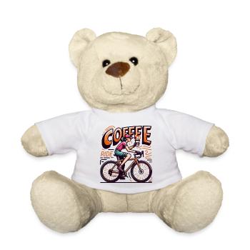 Lebendige Kaffeefahrt Illustration - Teddy - Weiß - Vorne