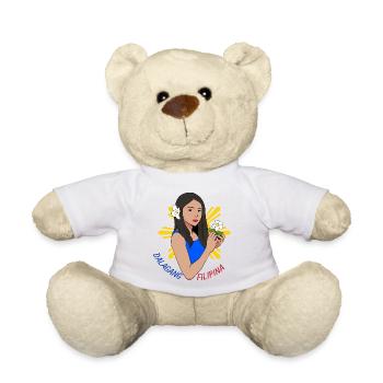 Philippines Filipina Flag Dalagang I Gift - Teddy Bear - white - Front
